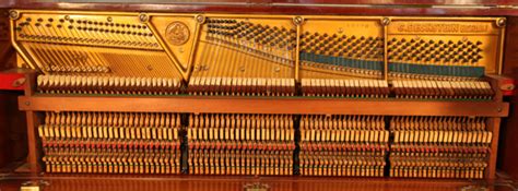 Bechstein Upright Piano With An Arts And Crafts Mahogany Case With