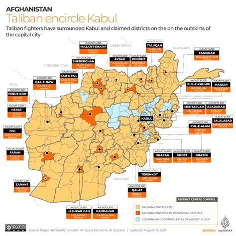 Infographic Taliban Captures 26 Afghan Provincial Capitals
