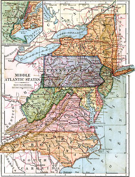 30 Mid Atlantic States Map Maps Online For You