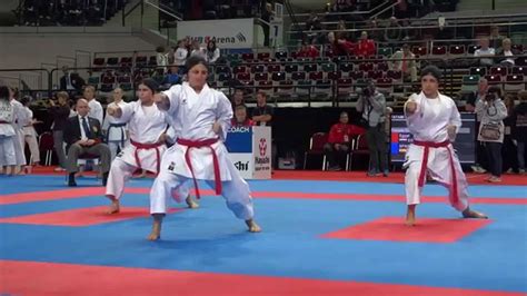 Egypt Female Kata Team 2014 World Karate Championships World Karate Federation Youtube