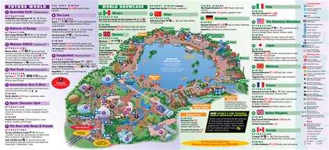 Printable Map Disney Springs Awesome Park Maps 2010 1 4 Throughout Walt