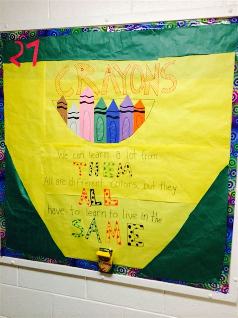 Crayon Bulletin Board Crayon Bulletin Boards Preschool Carson Newman