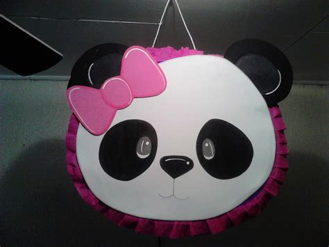 Piñata Con Tema De Panda Para Niña Fiesta De Panda Fiesta Temática