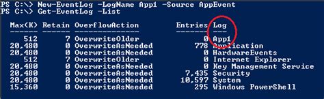 Powershell 20 One Cmdlet At A Time 65 New Eventlog Jonathan Medds Blog