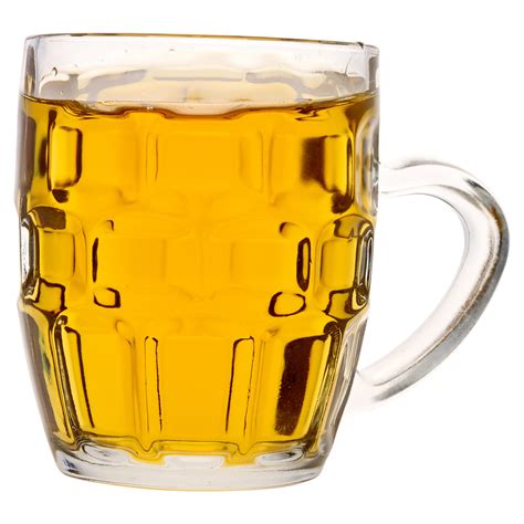 2 4 6 X 285ml Beer Lager Glass Pint Stein Tankard Glasses Dimpled Ale Mug Set Ebay
