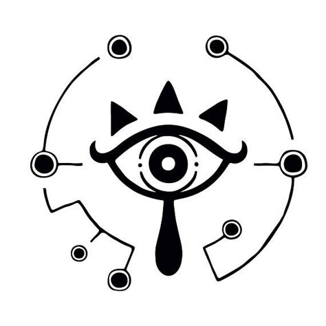Breath Of The Wild Sheikah Symbol Decal Sheikah Eye Zelda Decal