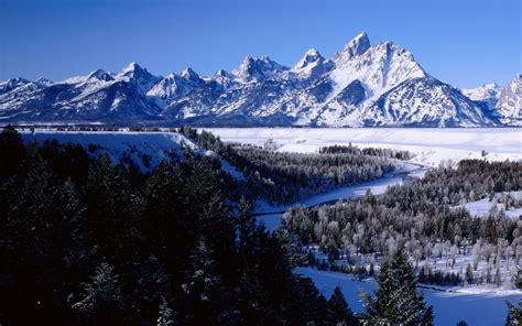 42 Teton Mountains Snow Wallpapers
