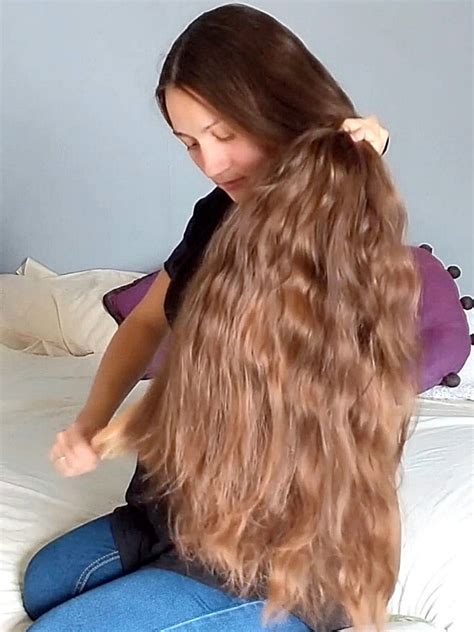 Video Her Hair Is Very Thick And Getting Longer And Realrapunzels