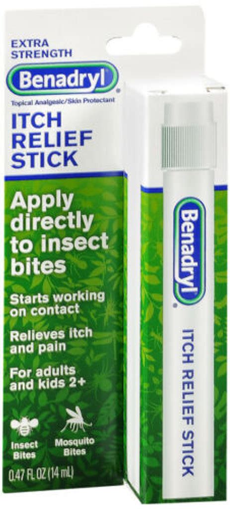 Benadryl Itch Relief Stick 047oz 14ml