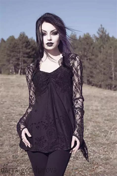 Darya Goncharova Imgur Hot Goth Girls Goth Beauty Goth Women