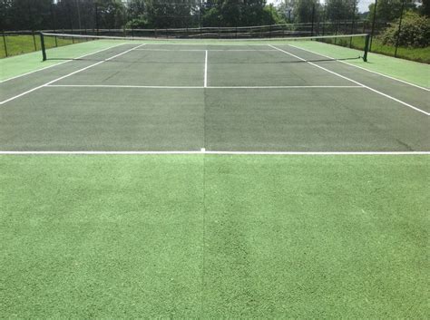 Tennis Court Renovation In Denbighshire Uk Specialists Tennis Court
