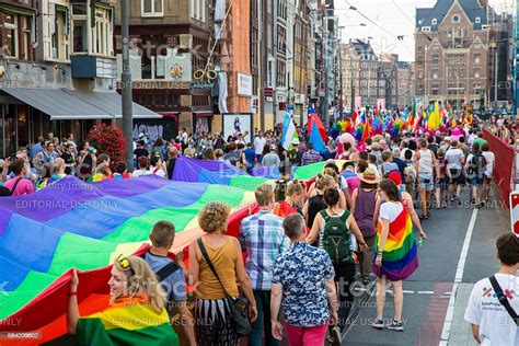 The Amsterdam Pride One Of Europes Largest And Most Popular Gay Pride
