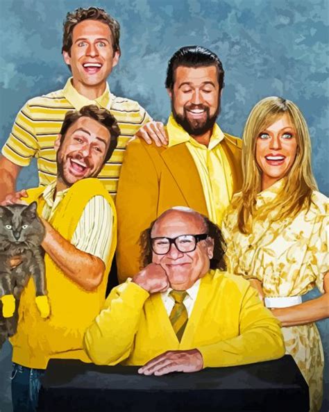 Its Always Sunny In Philadelphia Poster Paint By Number Numeral Paint