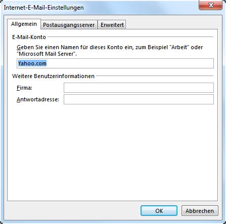 Your yahoo mail account is added to outlook. Yahoo POP3 E-Mail-Konto in Outlook hinzufügen - it-blogger.net