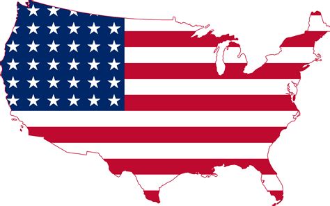 Bandera De Estados Unidos Imprimir Mapa Descargar Pngsvg Transparente