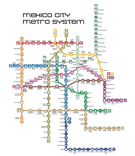 Top Imagen Mapa Del Metro De Mexico Viaterra Mx