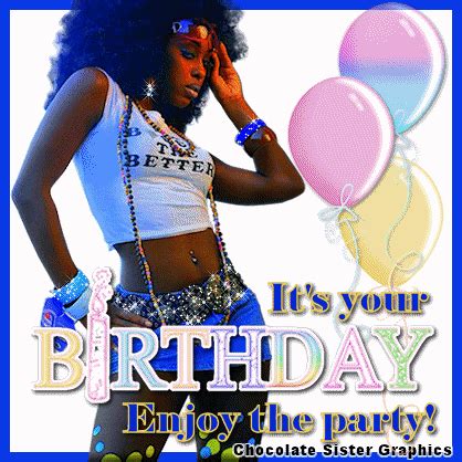 Happy birthday african american woman happy birthday. African American Profile Graphics | Happy birthday black ...