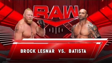 Brock Lesnar Vs Batista Wwe 2k23 Subscribe Youtube