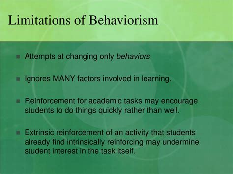 Ppt Behaviorist And Social Cognitive Views Of Learning Powerpoint