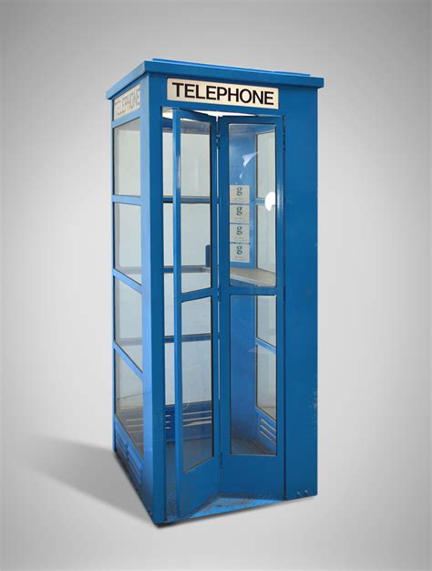 Blue Telephone Booth West Coast Event Productions Inc