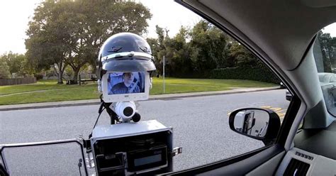Meet Robot Police Officer A Traffic Stop Robot That Writes You A