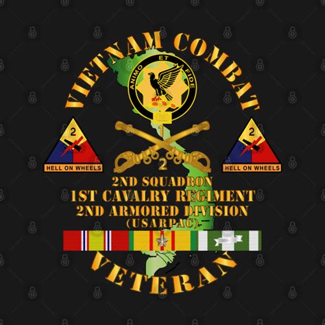 Vietnam Combat Veteran 2nd Squadron 1st Cav Regt 2nd Armor Div