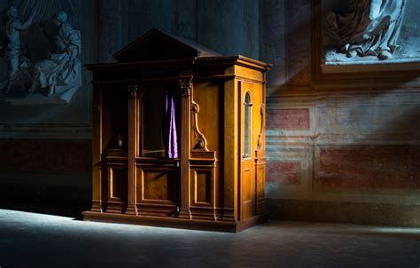 Catholic Confession Booth