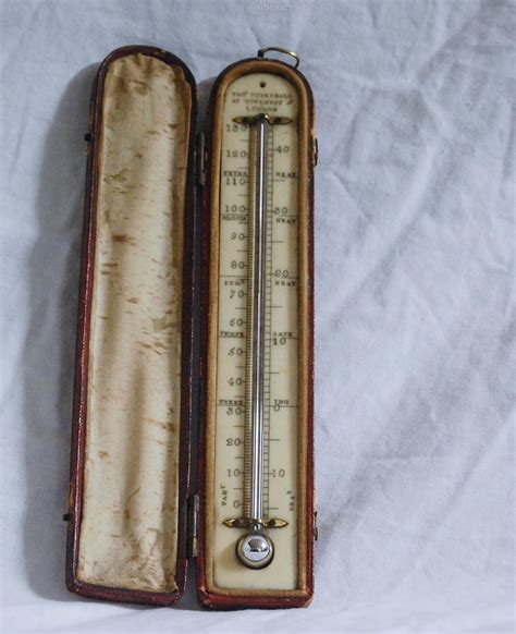 Antiques Atlas Regency Cased Mercury Thermometer By Rubergall