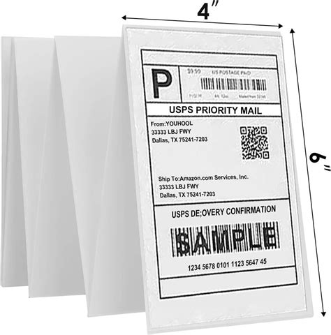 X Large Plain White Sticky Self Adhesive Postage Parcel Labels X