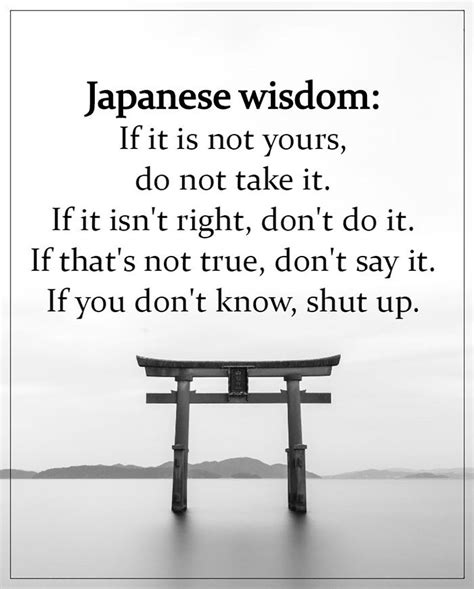 Japanese Wisdom With Images Worthy Quotes Wisdom Good Morning