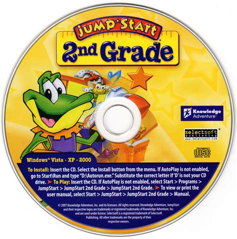 Jump Start 2nd Grade Knowledge Adventure2007 Free Download