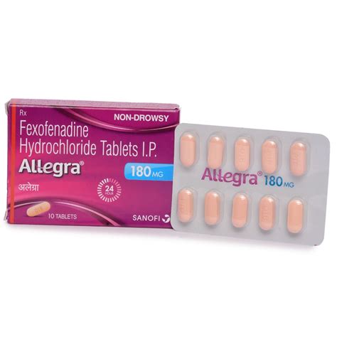 Buy Allegra 180 Mg Tablet View Uses Dosage Side Effects