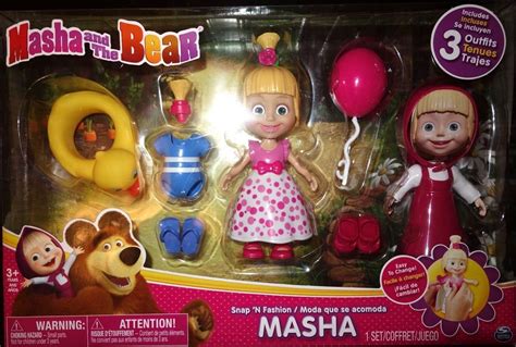 Masha And The Bear Snap N Fashion Playset Masha 1883621563