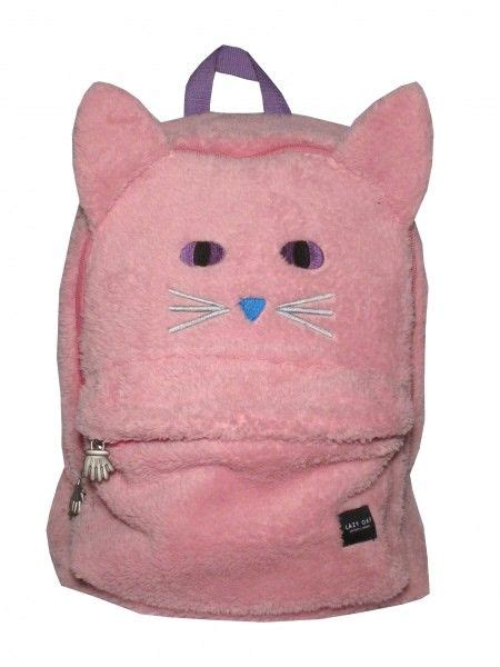 Lazy Oaf Baby Pink Soft Kitty Backpack Kitty Backpack Soft Pink