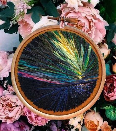 I Stumbled Across This Great Thread Art Work Imgur Hand Embroidery