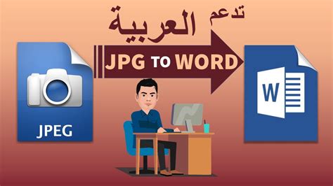 كيفية تحويل صورة  إلى ملف وورد Word طريقة تدعم اللغة العربية Youtube