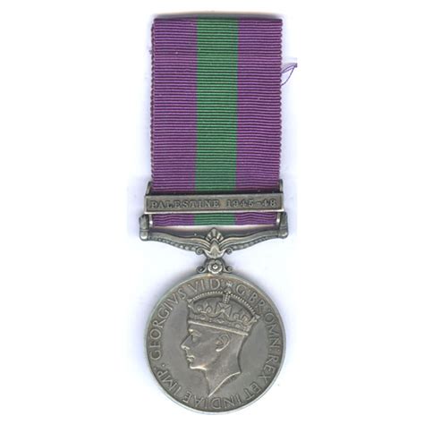 General Service Medal Gvi Palestine 1945 48 Liverpool Medals