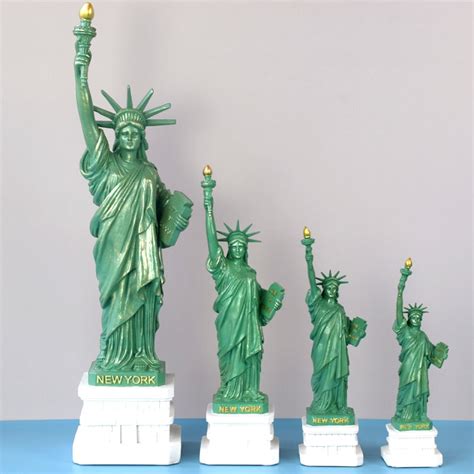 American Usa New York Resin Statue Of Liberty Replica Model Free