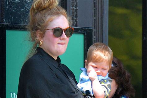 Pic Check Out Adele With Her Adorable Son Angelo Star Magazine