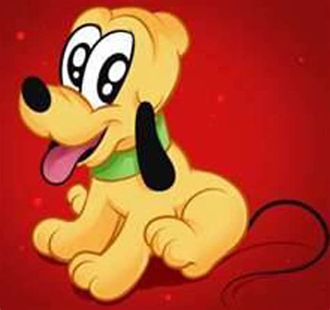 8 Free Disney Animal Characters Baby Pluto Cartoon Wallpaper