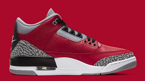 All Red Jordan 3save Up To 19