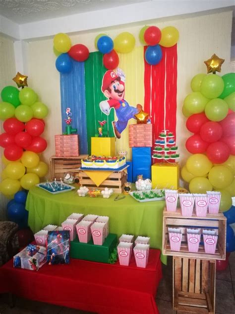 Fiesta Niños 🎉 Mario Bros Mario Birthday Party Super Mario Birthday