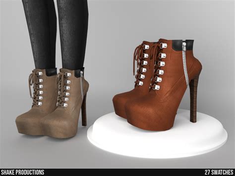 the sims resource 975 high heel boots