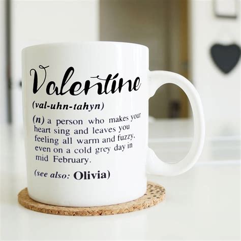 Personalised Valentine T Mug By Betsy Jarvis