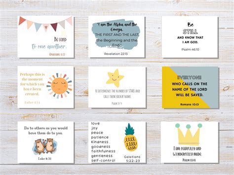 Printable Scripture Cards For Kids Out Upon The Waters