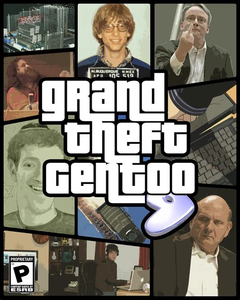 Grand Theft Gentoo Grand Theft Auto Cover Parodies