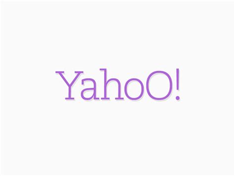 Yahoo Logo Redesign By Mononelo On Dribbble