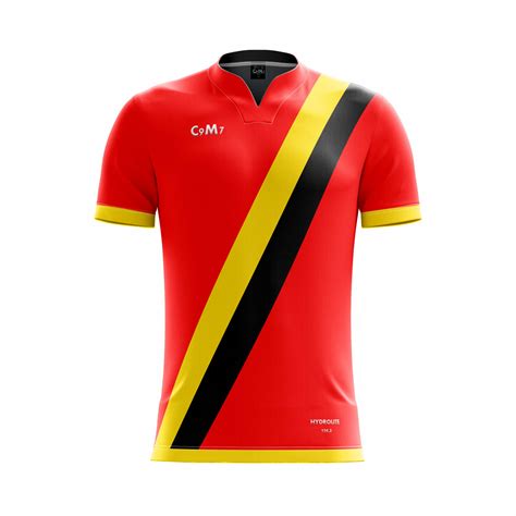 Red Black And Yellow Polo Shirt Prism Contractors