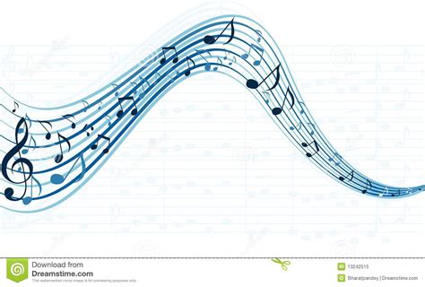 Music Notes For Colorful Design Use Stock Vector