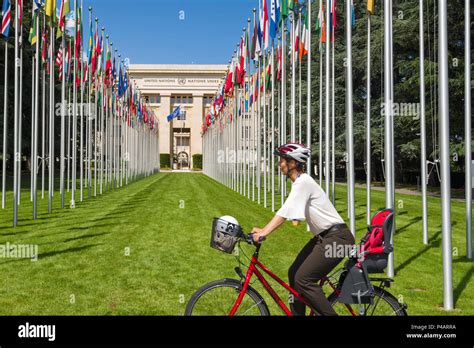 Geneva Switzerland The Palace Of Nations Headquarters Of The United